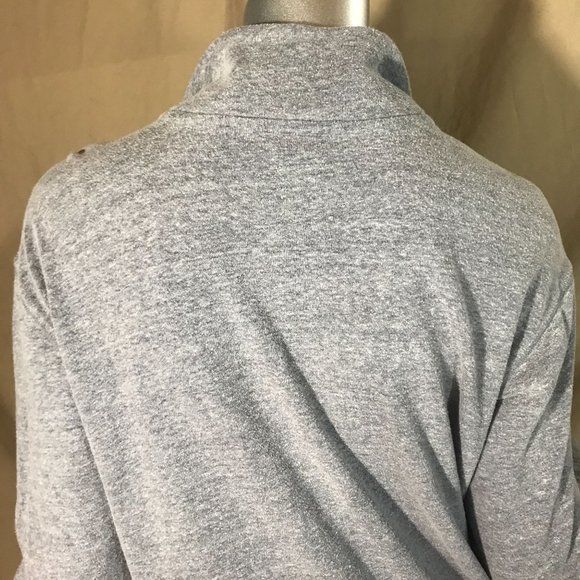 Pink by Victoria's Secret Small Grey Quarter Zip Sweatshirt Embroidered - Picture 8 of 13